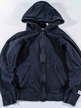 Adidas x Reigning Champ Zip Hoodie Medium Faded Black Streetwear